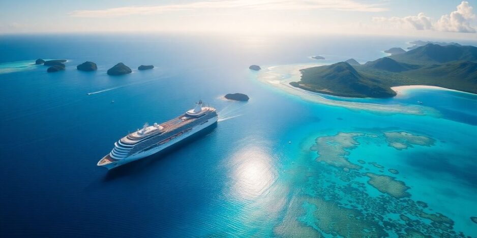 Luxury cruises in the turquoise waters of French Polynesia.