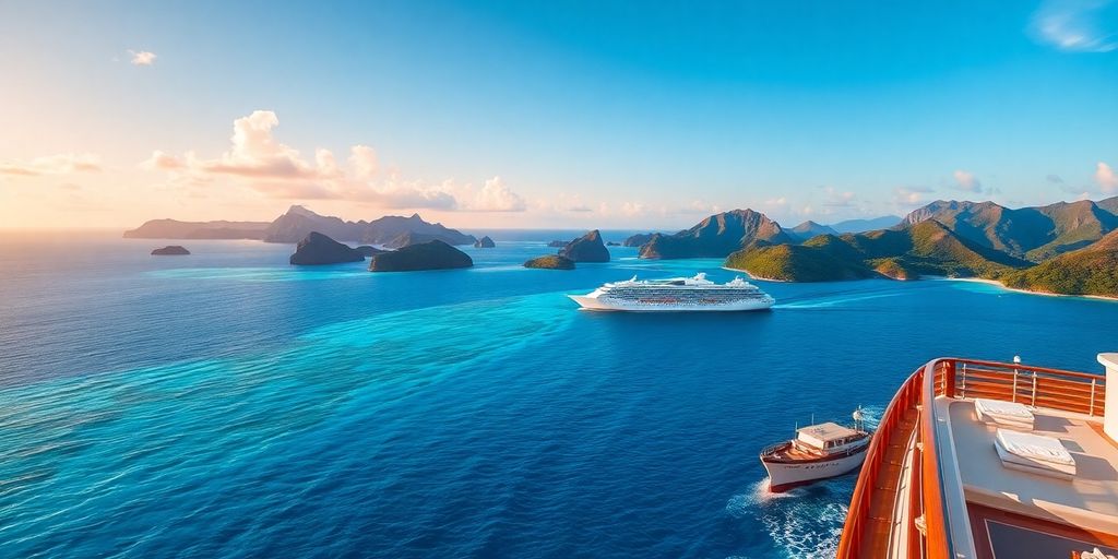 Paul Gauguin navire de croisière dans le magnifique Pacifique Sud.